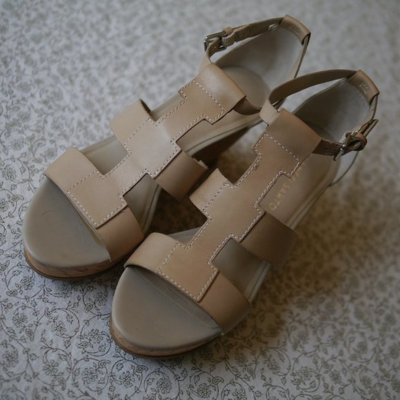 Franco Sarto Falco Platform Wedge Sandals 7.5 - Picture 2 of 11